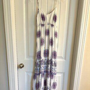 ENTRO Bohemian style Maxi Dress Size Small